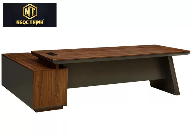 Bàn lãnh đạo Luxury cao cấp gỗ công nghiệp phủ Melamine chất lượng cao LUXB2620V4